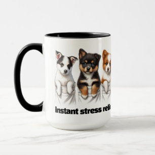 Mug Poches super mignonnes pleines de chiots