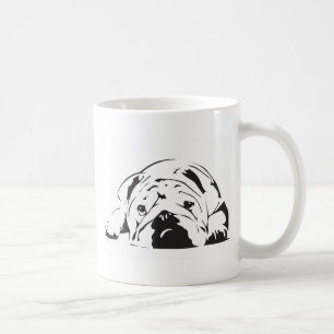 Mug Pochoir britannique de bouledogue