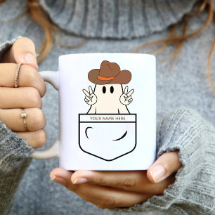 Mug Pocket Cute Petite Femme Occidentale Drôle Boite F