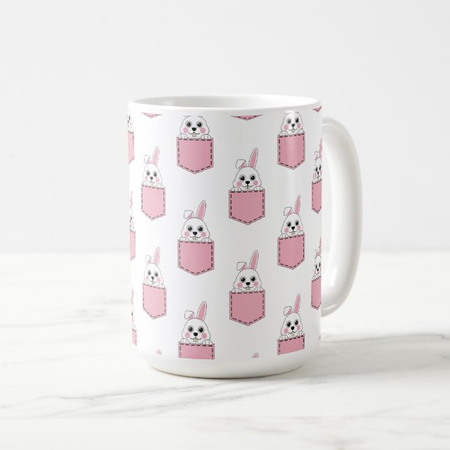 Mug Pocket Pet Bunny Motif (Devant droit)