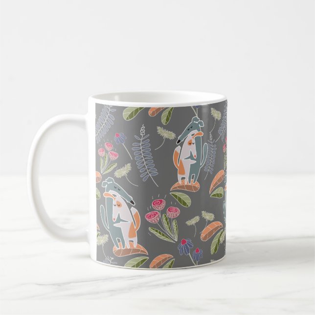 Mug Podenco chien et Galgo Carton Pretty Grey (Gauche)