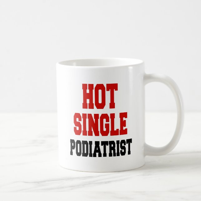 Mug Podiatre simple à chaud (Droite)