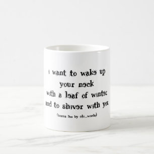 Mug Poème d'amour