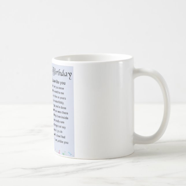 Mug Poème de beau-fils - quarantième conception (Droite)
