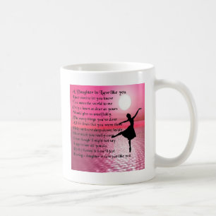 Mug Poème de belle-fille - ballerine