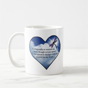 Mug Poème de coeur de libellule