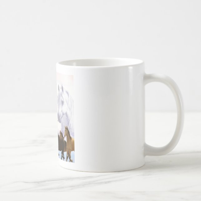 Mug Poème de Grandaughter de chevaux (Droite)