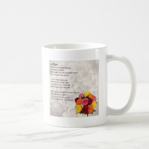 Mug Poème de nièce - fleurs