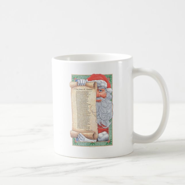 Mug Poème de Noël du Père Noël (Droite)