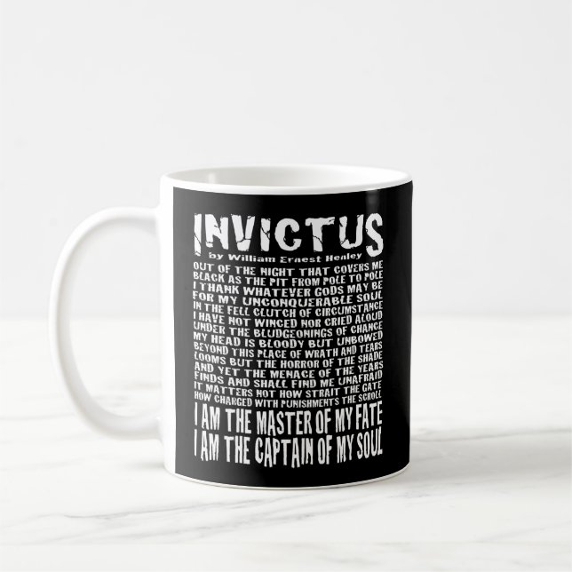 Mug Poème Invictus (Gauche)