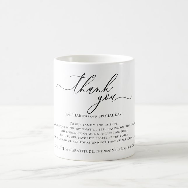 Mug Poème personnalisé Merci (Centre)