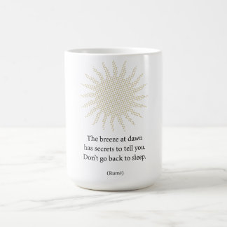 Mug Poésie matinale de Rumi
