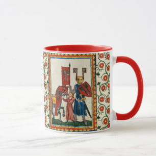 MUG POÈTE ALLEMAND COMME MINIATURE MÉDIÉVALE DE LA NUI