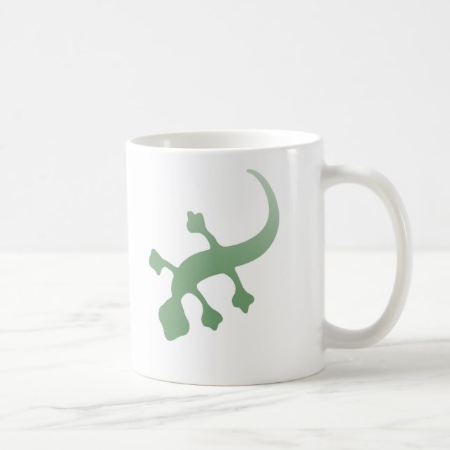 Mug Poetica Gecko en vert (Droite)
