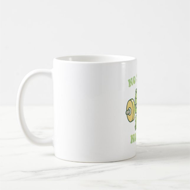 Mug Poids de levage de grenouille amusant Pas de squat (Gauche)