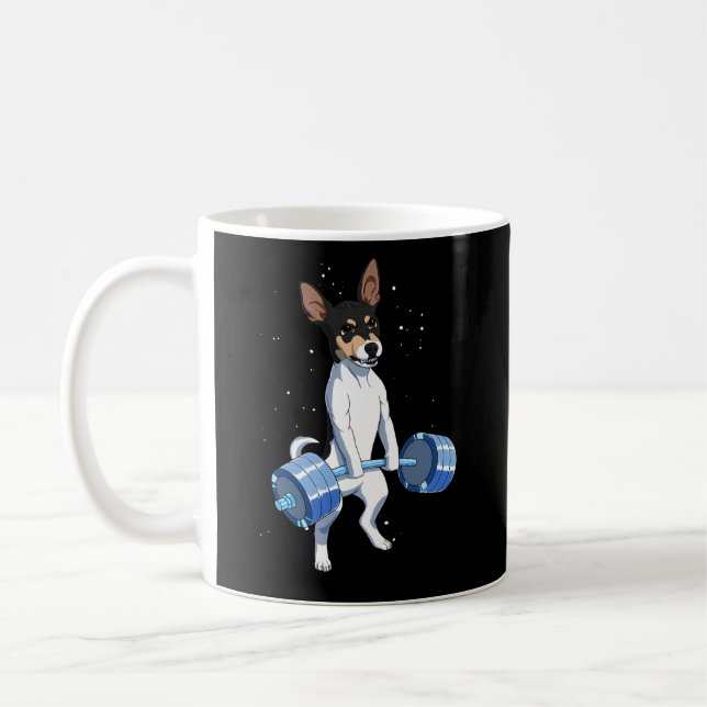 Mug Poids du chien Rat Terrier (Gauche)