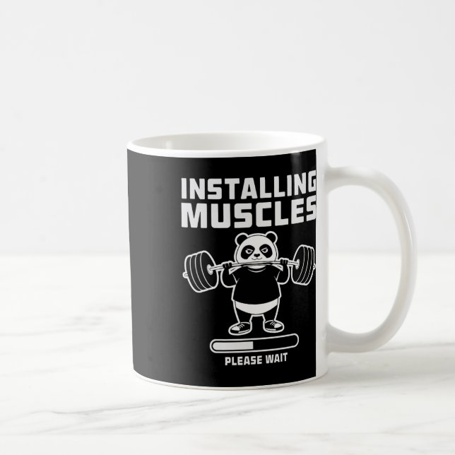 Mug Poids Installation Muscle Workout Pun Gym We (Droite)