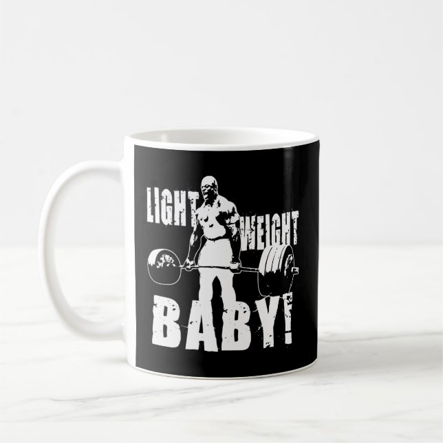 Mug Poids léger bébé - Ronnie Coleman Gym Motivationa (Gauche)