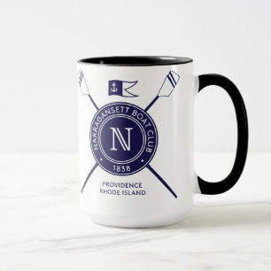 Mug Poignée noire/tasse intérieure de NBC