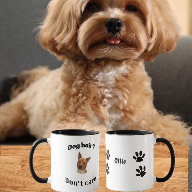 Mug Poils de chien, on s'en fiche (Créateur téléchargé)