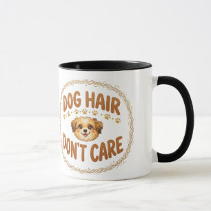 Mug Poils de Chien, On S'en Fout · Humour Drôle de Mam