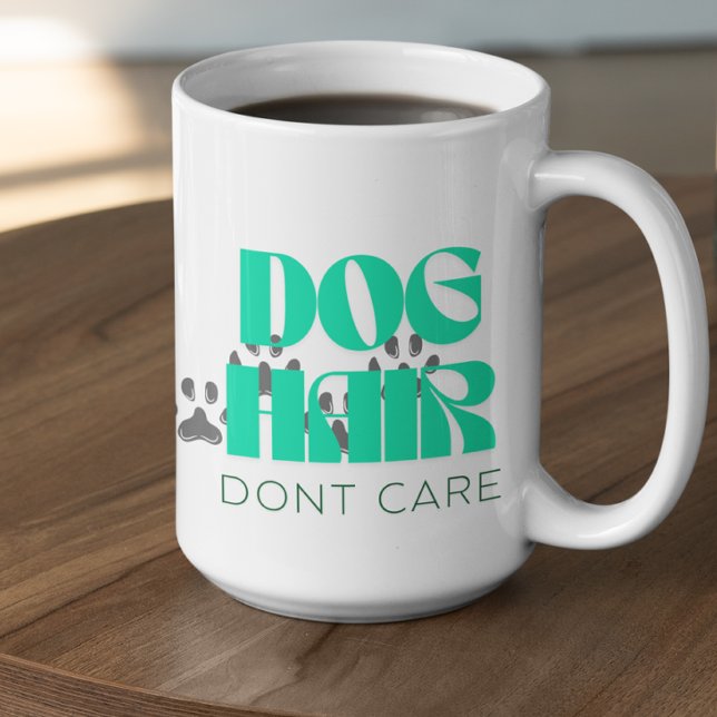 Mug Poils de chien personnalisables On s'en fiche (Créateur téléchargé)