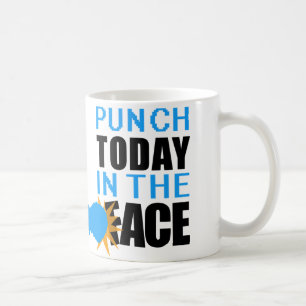 Mug Poinçon aujourd'hui dans le visage
