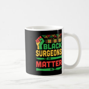 Mug Poing Lev Héritage Noir Chirurgiens Problème Santé