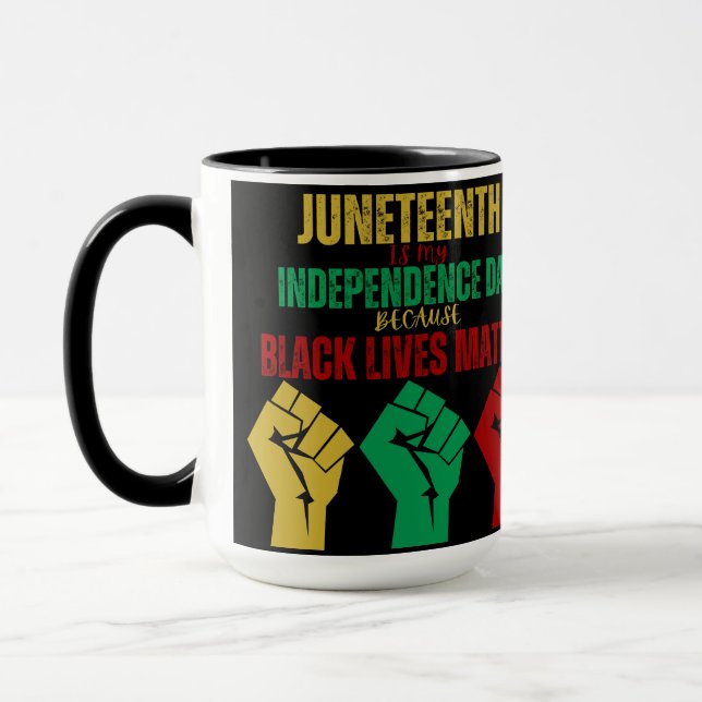 Mug poing panafricain Juneteenth (Gauche)