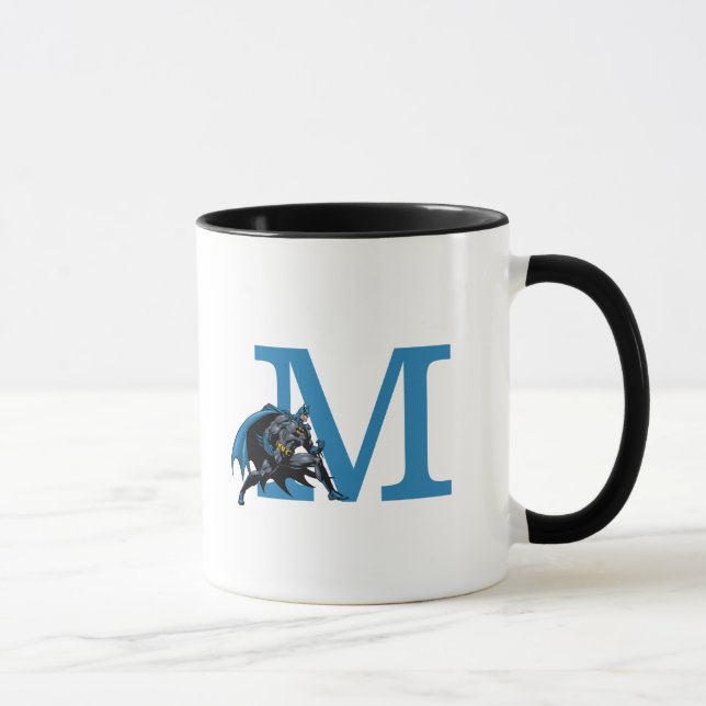 Mug Poings Batman | Ajouter votre monogramme et votre  (Droite)