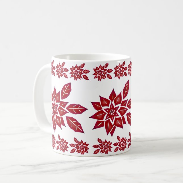 Mug Poinsététie (rouge) (Devant gauche)