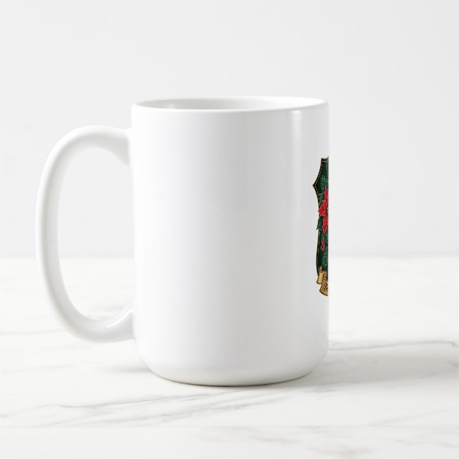 Mug Poinsettia Crest T-Shirt (Gauche)