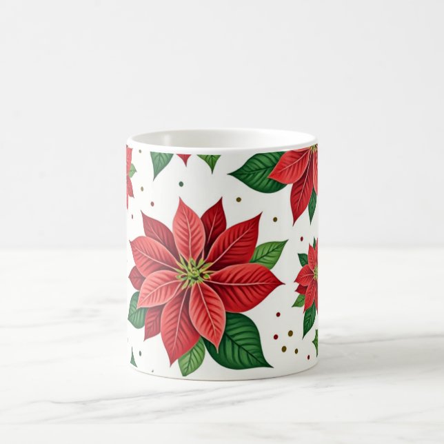 Mug Poinsettia Écarlate (Centre)