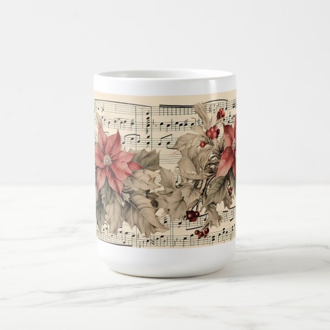 Mug Poinsettia Vintage  (Centre)