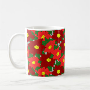 Mug Poinsettias de Noël