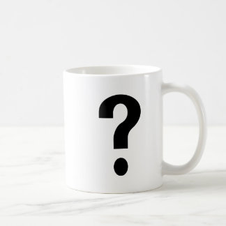 Mug Point d'interrogation noir