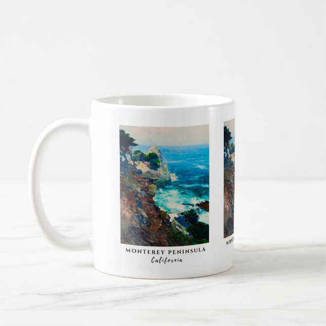 Mug Point Lobos Monterey Peninsula Californie Mer (Gauche)