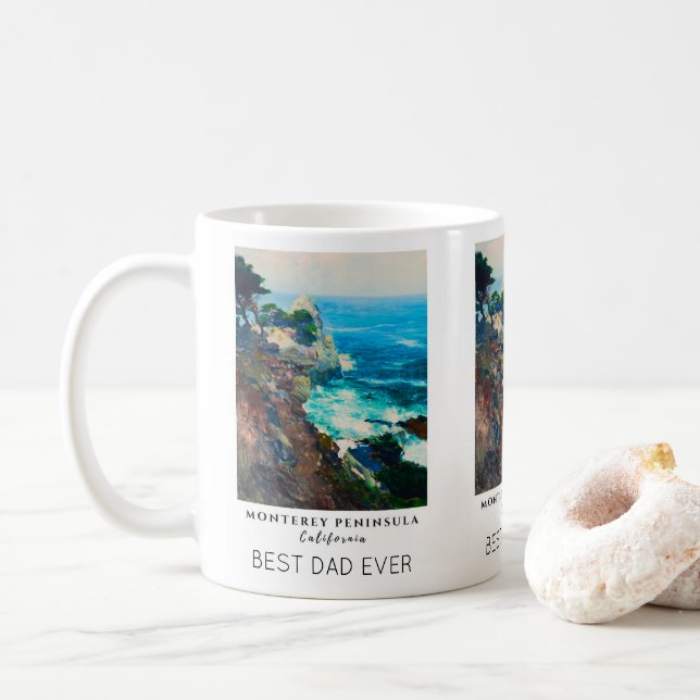 Mug Point Lobos Péninsule de Monterey Californie Meill (Avec donut)