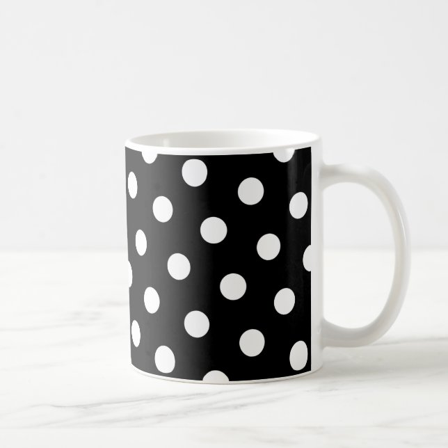 Mug Point Polka blanc (Droite)