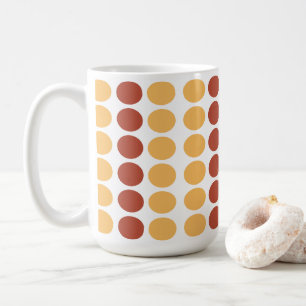 Mug Point Polka Brown orange