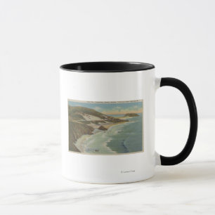 Mug Point Sur, section de Carmel San Simeon, Hwy 1 vue