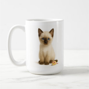 Mug Point Taken - Siamese Kitten avec souris de jouets