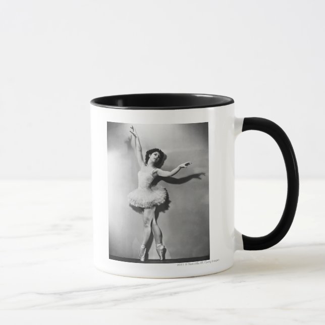 Mug Pointe B&W d'en de ballerine (Droite)