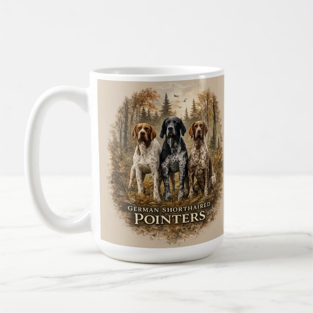 Mug Pointer allemand à poil court  (Gauche)