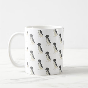 Mug Pointeur à cheveux courts allemand (noir et blanc)