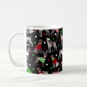 Mug Pointeur court allemand de Noël