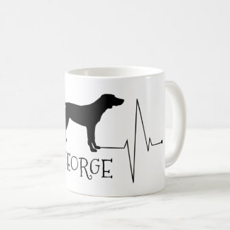 Mug Pointeur Personnalisé Aimer Mon Coeur Chien Beat