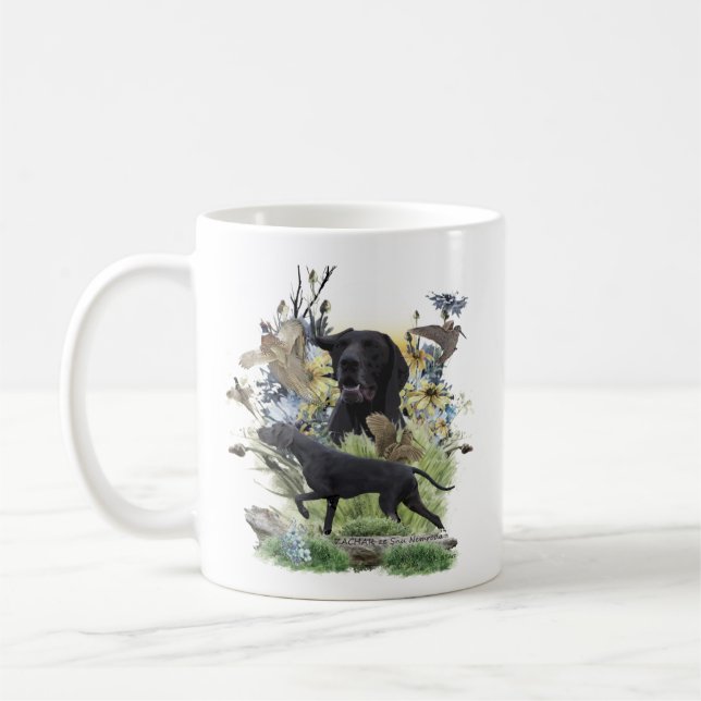 Mug Pointeurs à cheveux courts allemands (GSP) (Gauche)