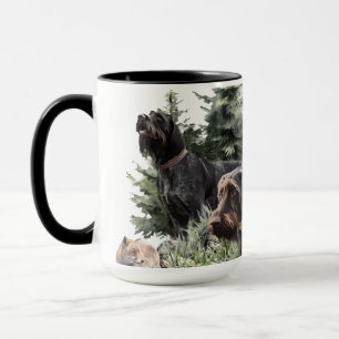 Mug Pointeurs À poils durs allemands, Art