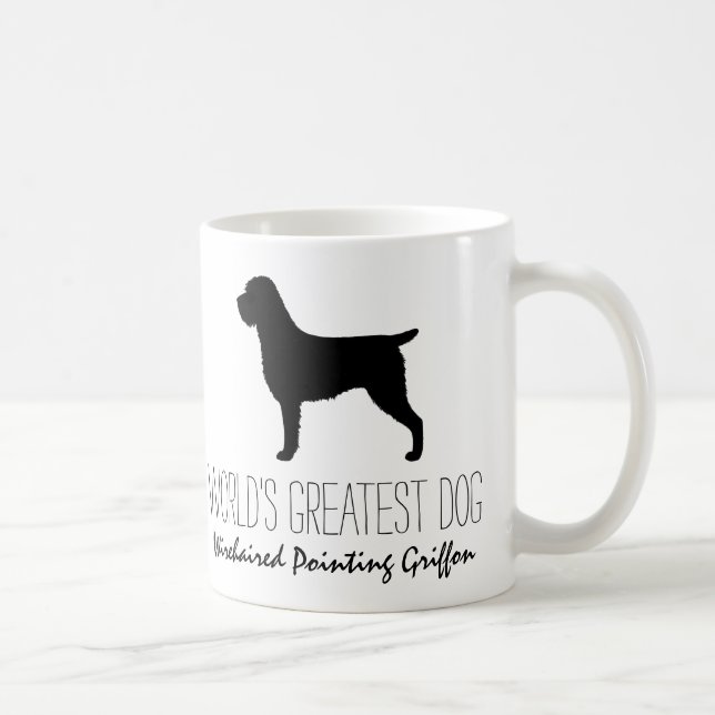 Mug Pointing à poils durs Griffon le plus grand chien  (Droite)